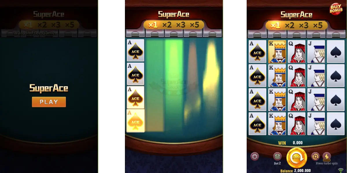 Super Ace Scatter slot reels